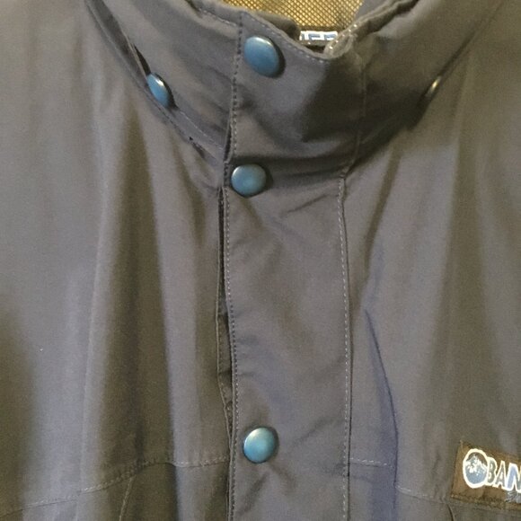 Vintage Canadian Banff Designs Gore-Tex Navy Classic Windbreaker Hooded Coat - Picture 4 of 16